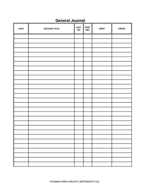 accounting journal template spreadsheet templates  business