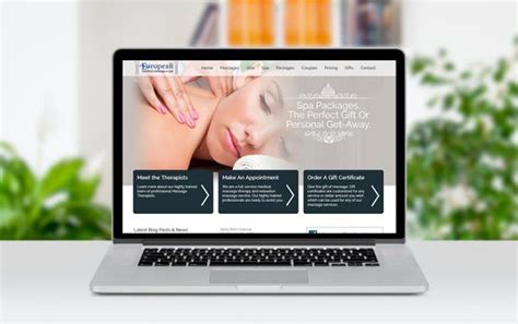 european medical massage spa mcq web design