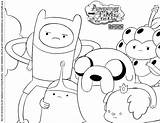 Coloring Adventure Time Pages Print Popular sketch template