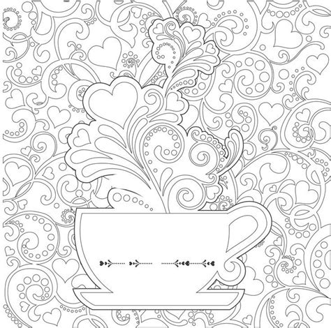 tea cup coloring page  getcoloringscom  printable colorings