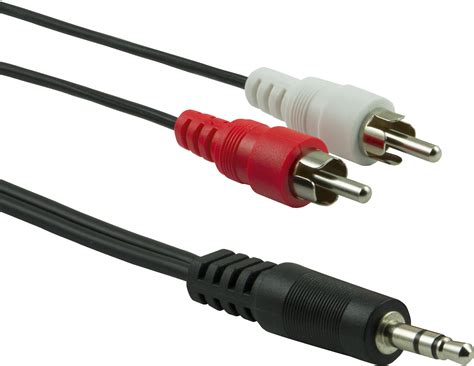 onn mm auxiliary   rca stereo audio  adapter cable  feet