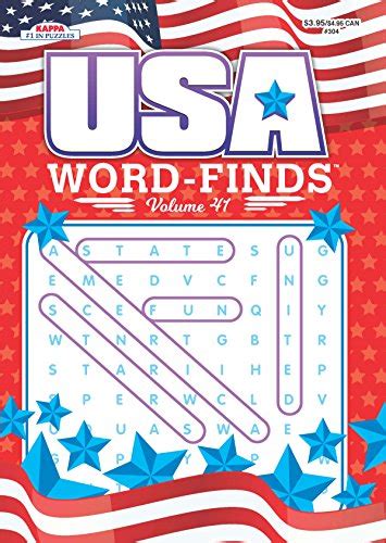 usa word finds puzzle book word search volume  kappa books