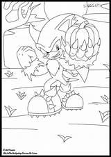 Sonic Werehog sketch template