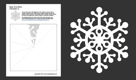 Paper Snowflake Template Free Printable Papercraft Templates My Xxx