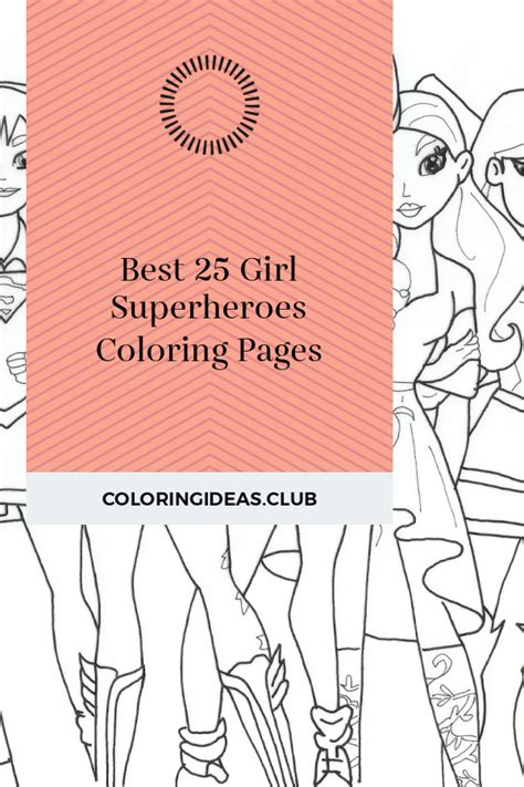 girl superheroes coloring pages coloring pages coloring