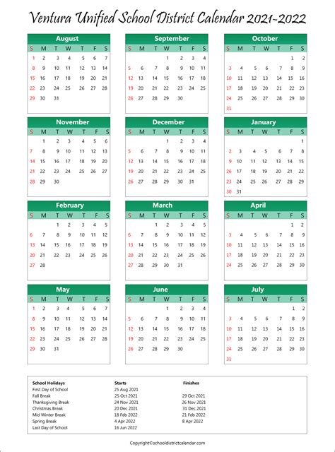 Tusd Calendar 2022 23