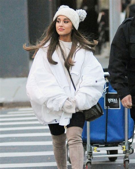 ariana grande spotted out and about in ny