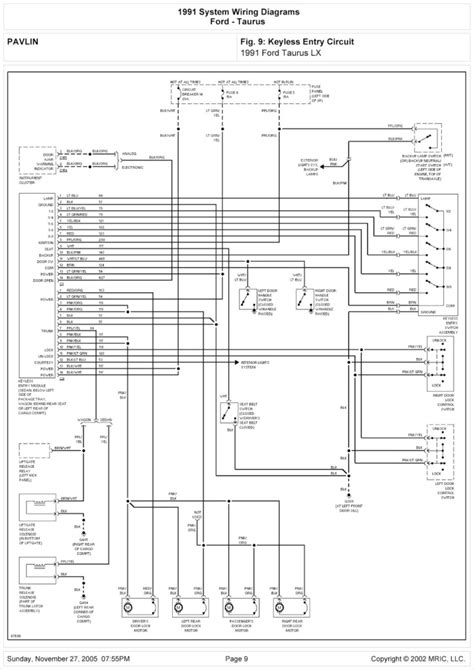 ford taurus wiring diagram full hd version wiring wiring  printable