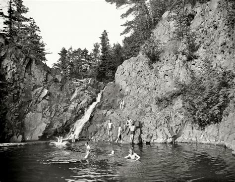 a swimming hole 1904 shorpy old photos poster art
