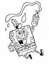 Spongebob Squarepants Esponja Colorir Doodlebob Kids sketch template