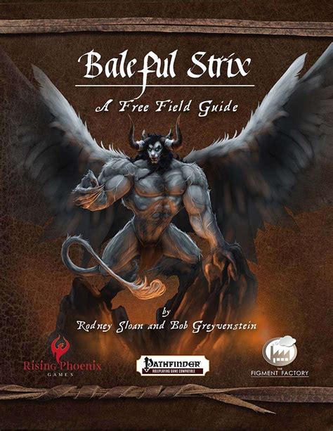 baleful strix   field guide rising phoenix games pathfinder rpg compatible