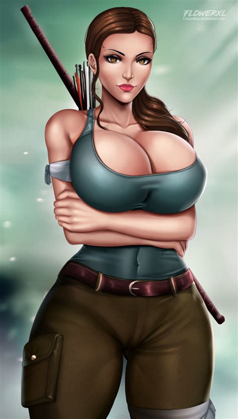 Lara Croft By Flowerxl Hentai Foundry
