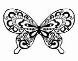 Butterfly Coloring Pretty Para Colorear Alebrijes Dibujos Que Coloringcrew Con sketch template
