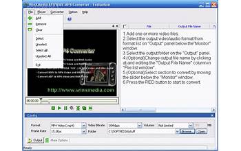 WinXMedia AVI/WMV 3GP Converter screenshot #1