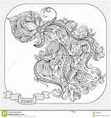 Aquarius Zodiac Waterman Astrology Patroon Getrokken Designlooter sketch template