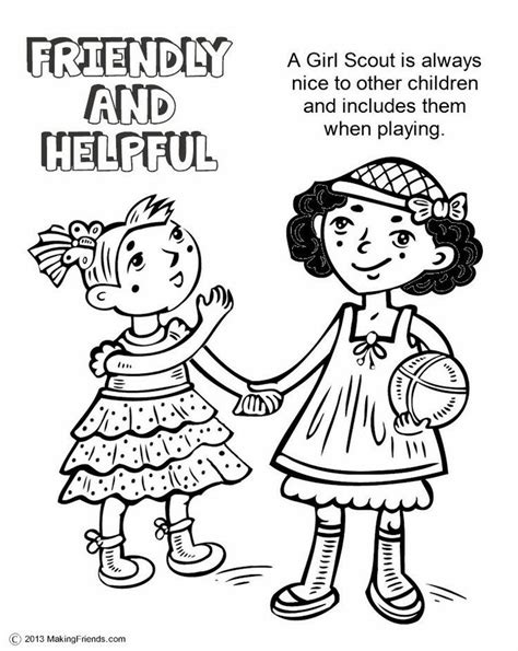 daisy girl scouts coloring pages coloring home