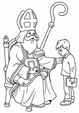 Nikolaus Ausmalbilder Sankt Malvorlagen Malvorlage sketch template
