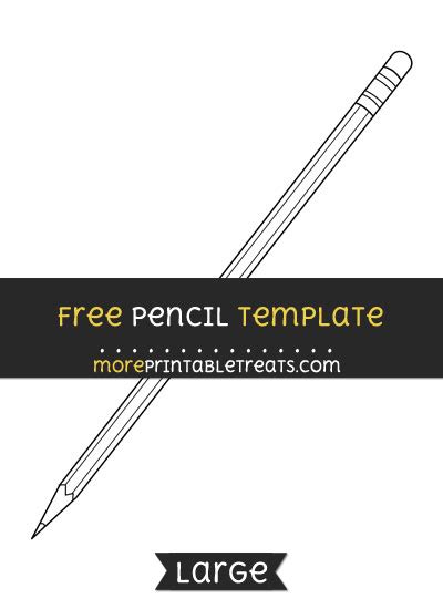 pencil template large