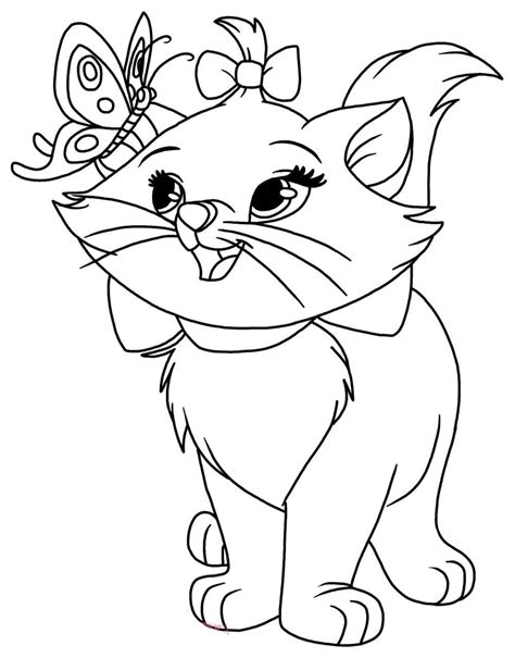 disney coloring pages cat  coloring pages printable