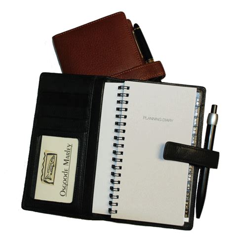 leather planner organizers
