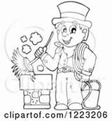 Chimney Sweep Sweeps Outlined Visekart sketch template