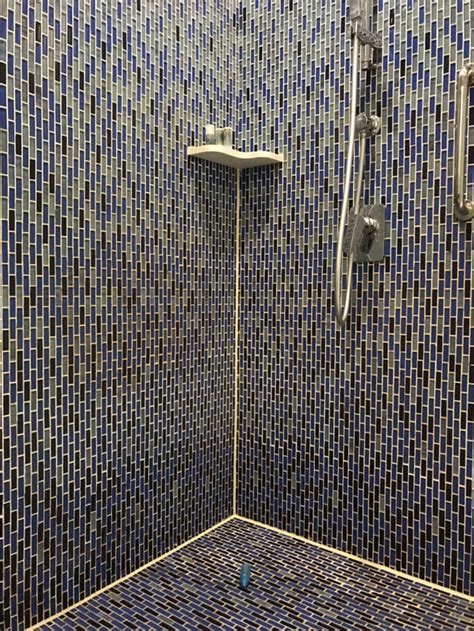 Is It Possible To Use Mosaic Glass Tile On Shower Floor Glass Mosaic