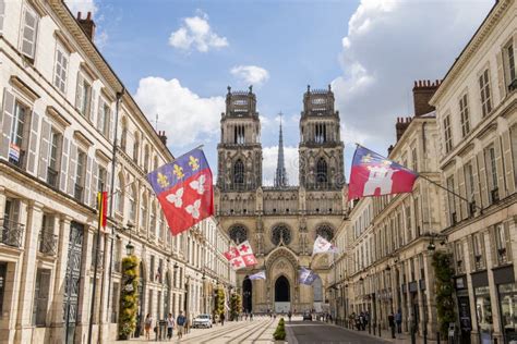city  orleans  cathedral editorial stock image image  people