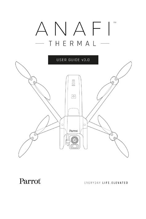 parrot anafi thermal user manual   manualslib