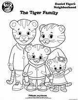 Tiger Coloring Daniel Pages Family Margaret Min Printable sketch template
