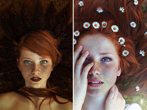 mesmerizing portraits of redheads doing what they do best