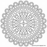 Coloring Pages Mandala Anxiety Meditation Geometry Geometric Adult Imgur Colouring Large Sacred Printable Color Relaxation Compass Mandalas Sheets Meditative Age sketch template