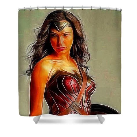 Wonder Woman Shower Curtain For Sale By Galeria Trompiz Wonder Woman