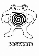 Pokemon Coloring Pages Water Poliwrath Poliwhirl Para Color Printable Imagenes Hellokids Agua Print Source Choose Board Go Gzx Getcolorings Kids sketch template
