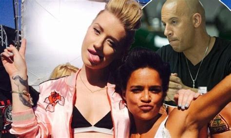 vin diesel says iggy azalea will be in fast and furious 7 daily mail