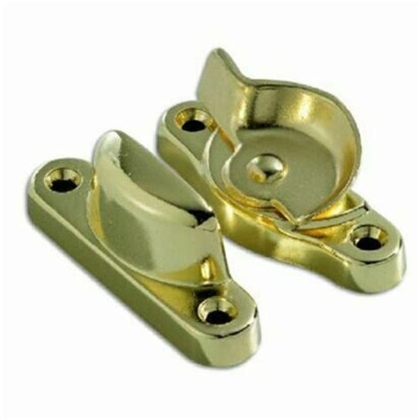 lockwood window sash fastener lpbdp polished brass  shipping scl locks