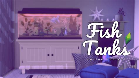 sims  fish tank cc  youll love   snootysims