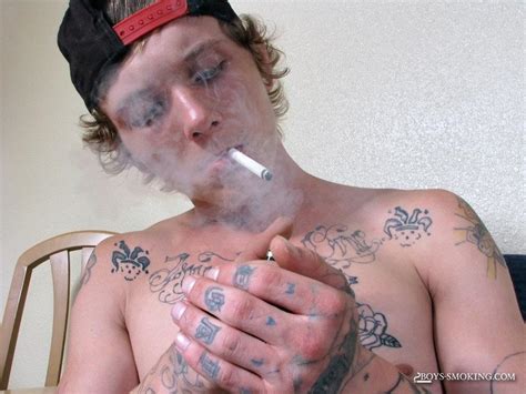 redneck skater punk smokes while stroking his thick dick hung amateurs