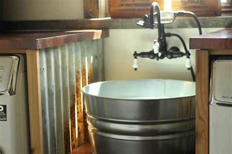 Diy Galvanized Tub Sink • The Prairie Homestead
