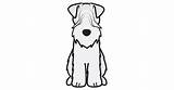 Wheaten Terrier Breed Mentve Dogbreedcartoon sketch template