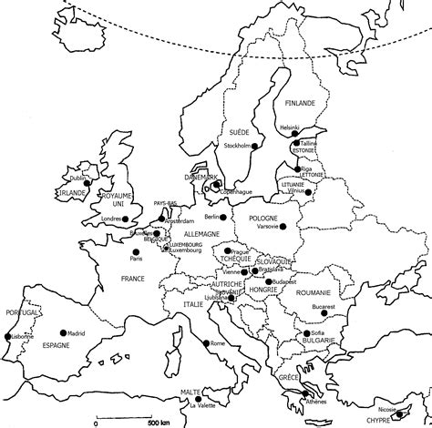 carte de leurope en noir  blanc  avec images carte serapportanta carte de  europe