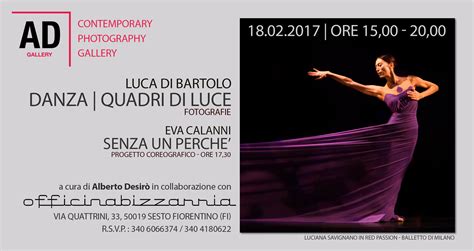 Luca Di Bartolo Danza Quadri Di Luce 18 02 2017 Ore 15 00 20 00