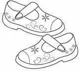 Shoes Coloring Pages Kids Printable Girls Girl Shoe Choose Board sketch template