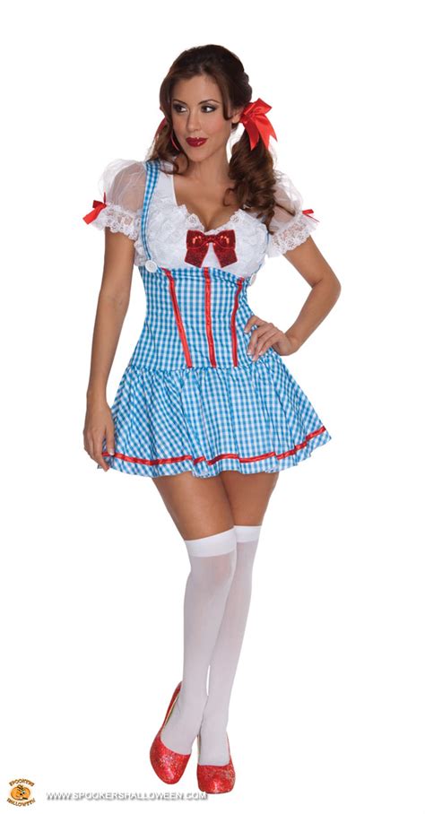 dorothy with sequin bow costumes for women spookers halloween