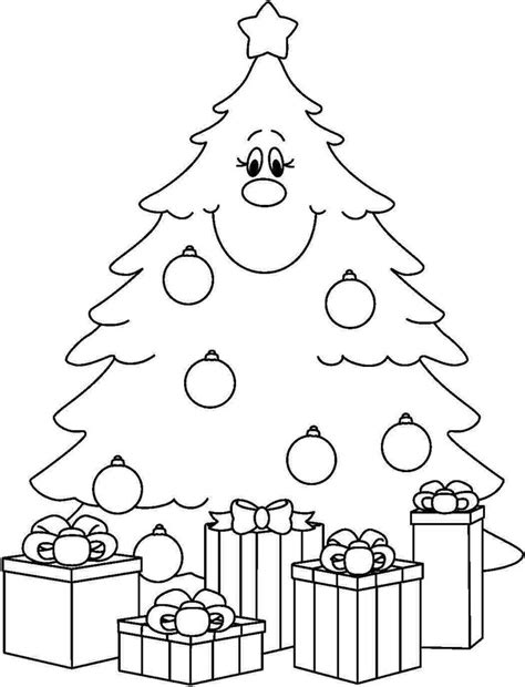 easy christmas coloring pages  kids  getcoloringscom