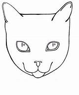 Cat Face Coloring Pages Clipartbest Colouring Cheshire Choose Board sketch template