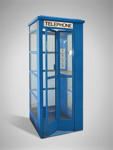 blue telephone booth west coast event productions