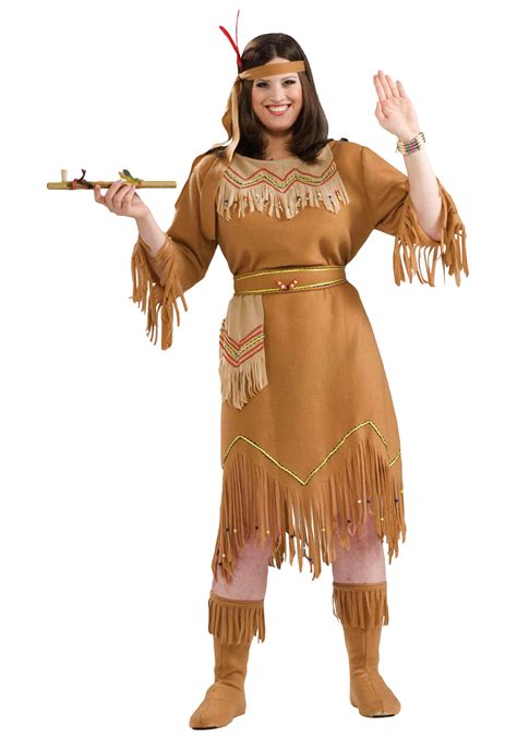 Plus Size Native American Costume For Women