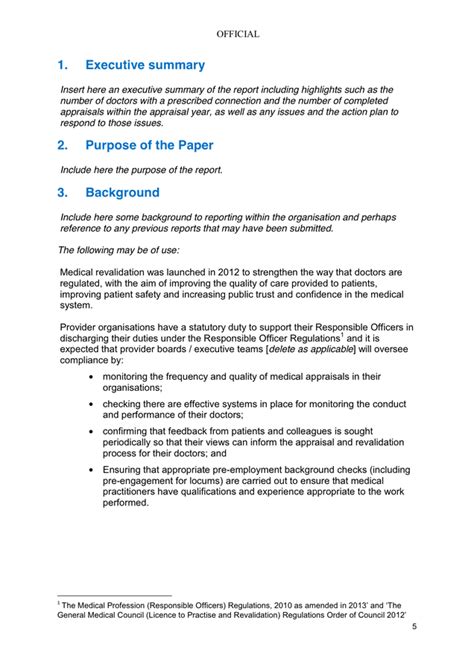 annual board report template  word   formats page