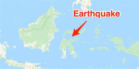 earthquake hits sulawesi indonesia tsunami warning issued