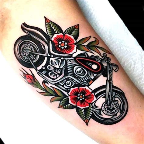 motorcycle tattoos history meaning designs